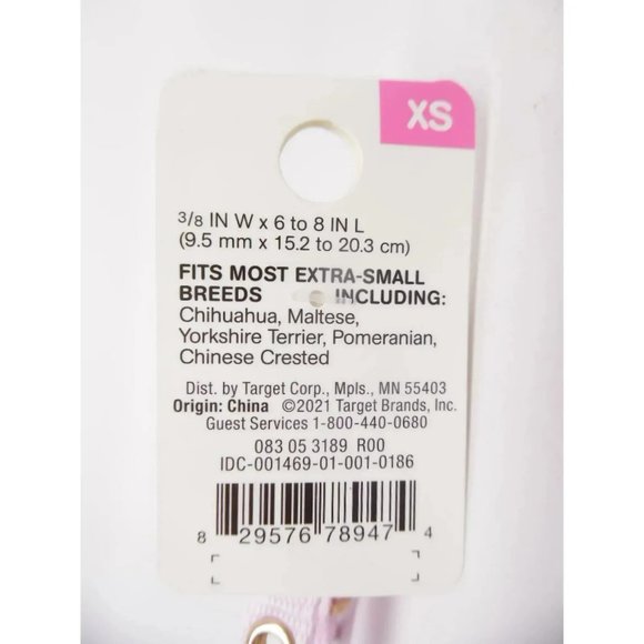 Boots & Barkley Metal Buckle with Adjustable Solid Nylon Dog Collar - XS - Lilac - Picture 2 of 2